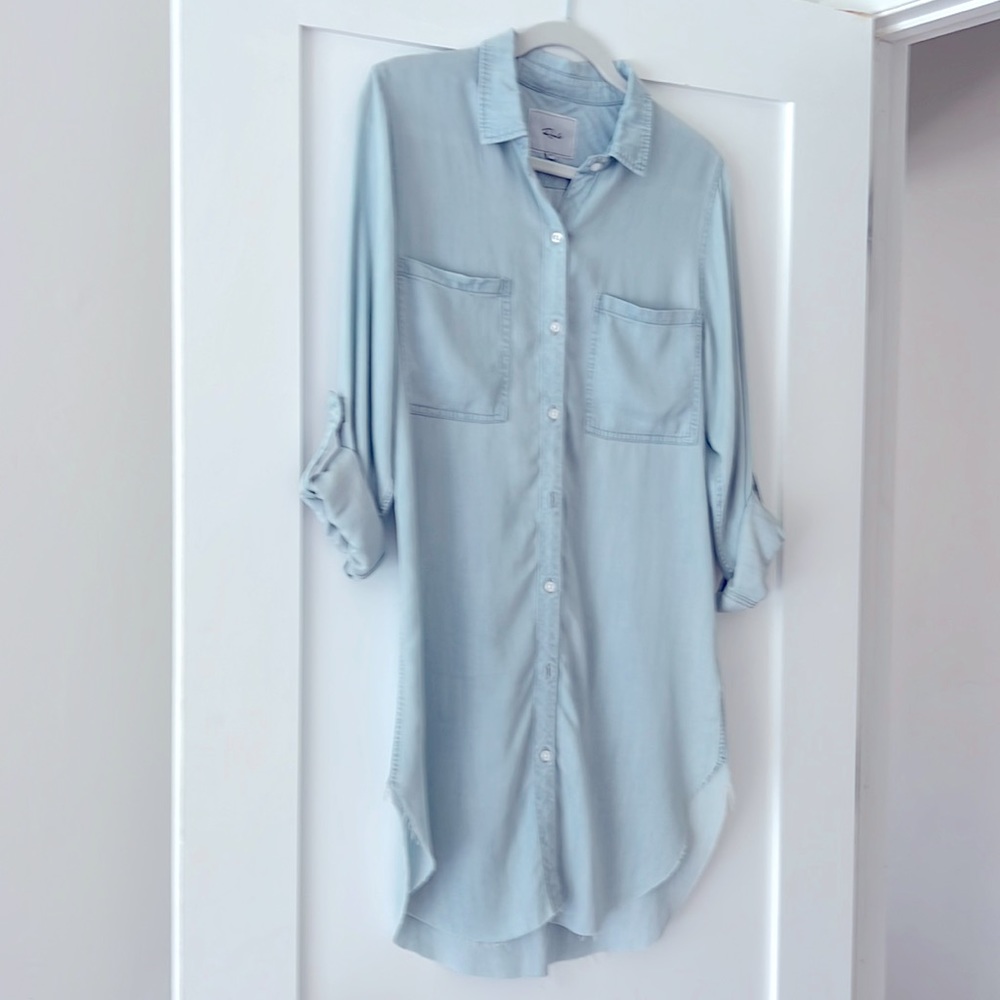 Rails XS Chambray Shirtdress
